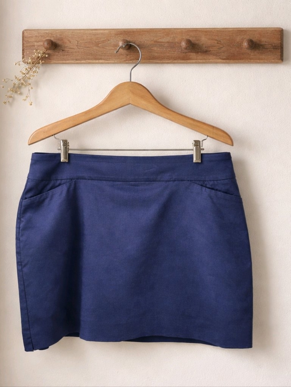 NWT JM COLLECTION SKORT NAVY XXL
